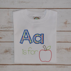Aa is for Apple Shirt