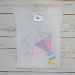 Girl's K is for Kite Shirt