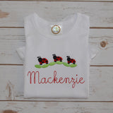 Girl's Little Lady Bugs Shirt