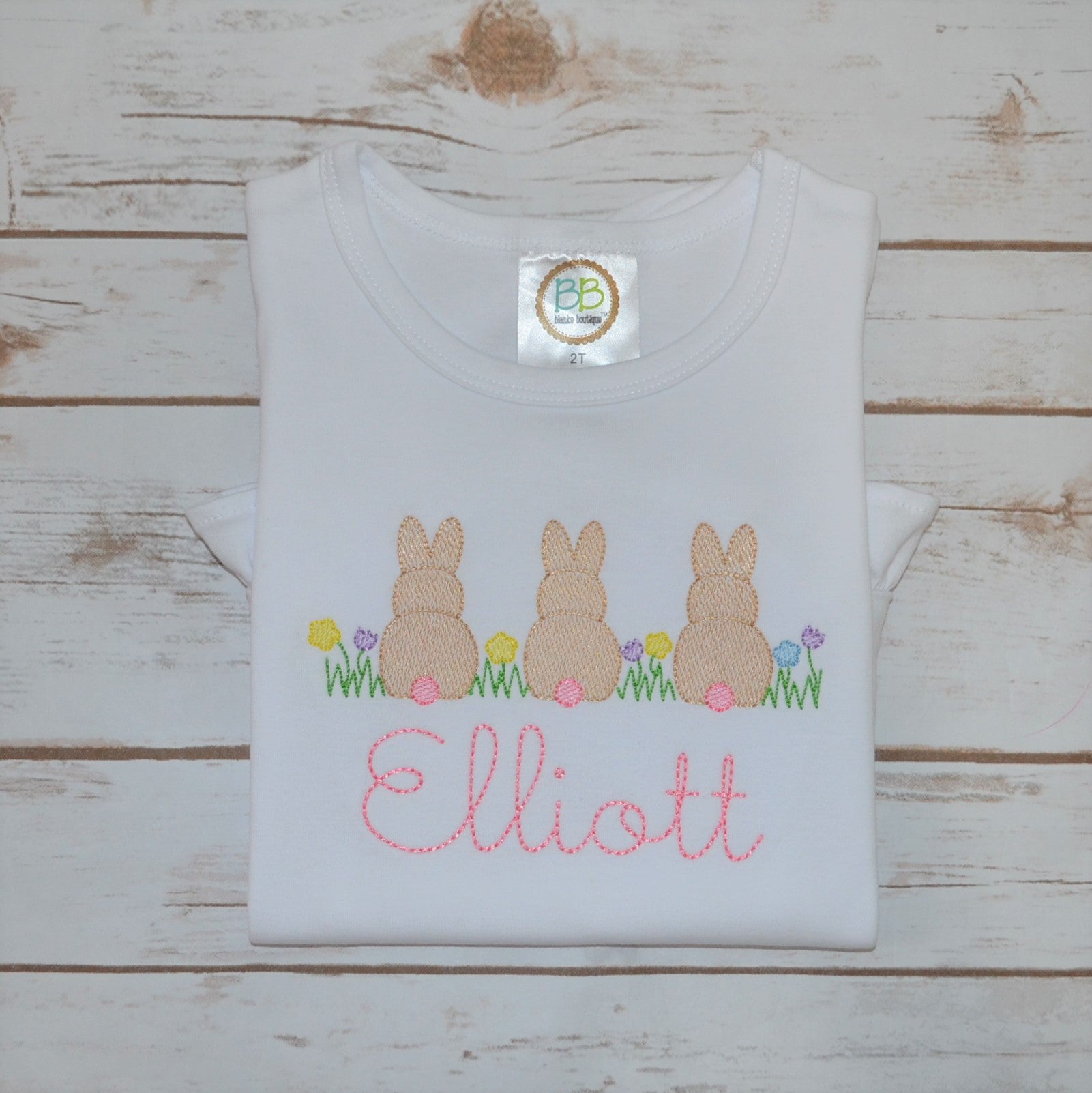 Girl's Spring Bunnies Shirt