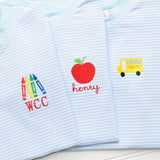 Light Blue Stripe S/S Mini Design Tees