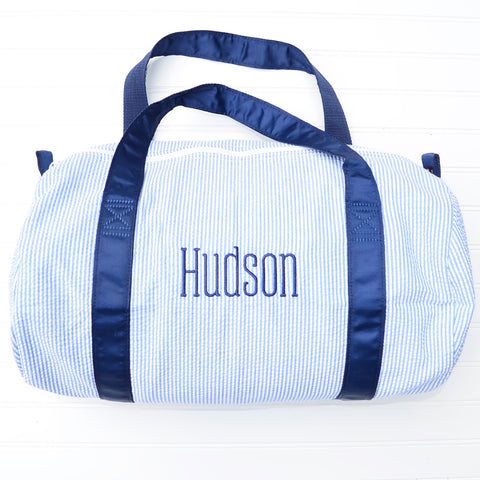 Seersucker Medium Duffel